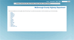 Desktop Screenshot of maps.mcdonoughhighways.net